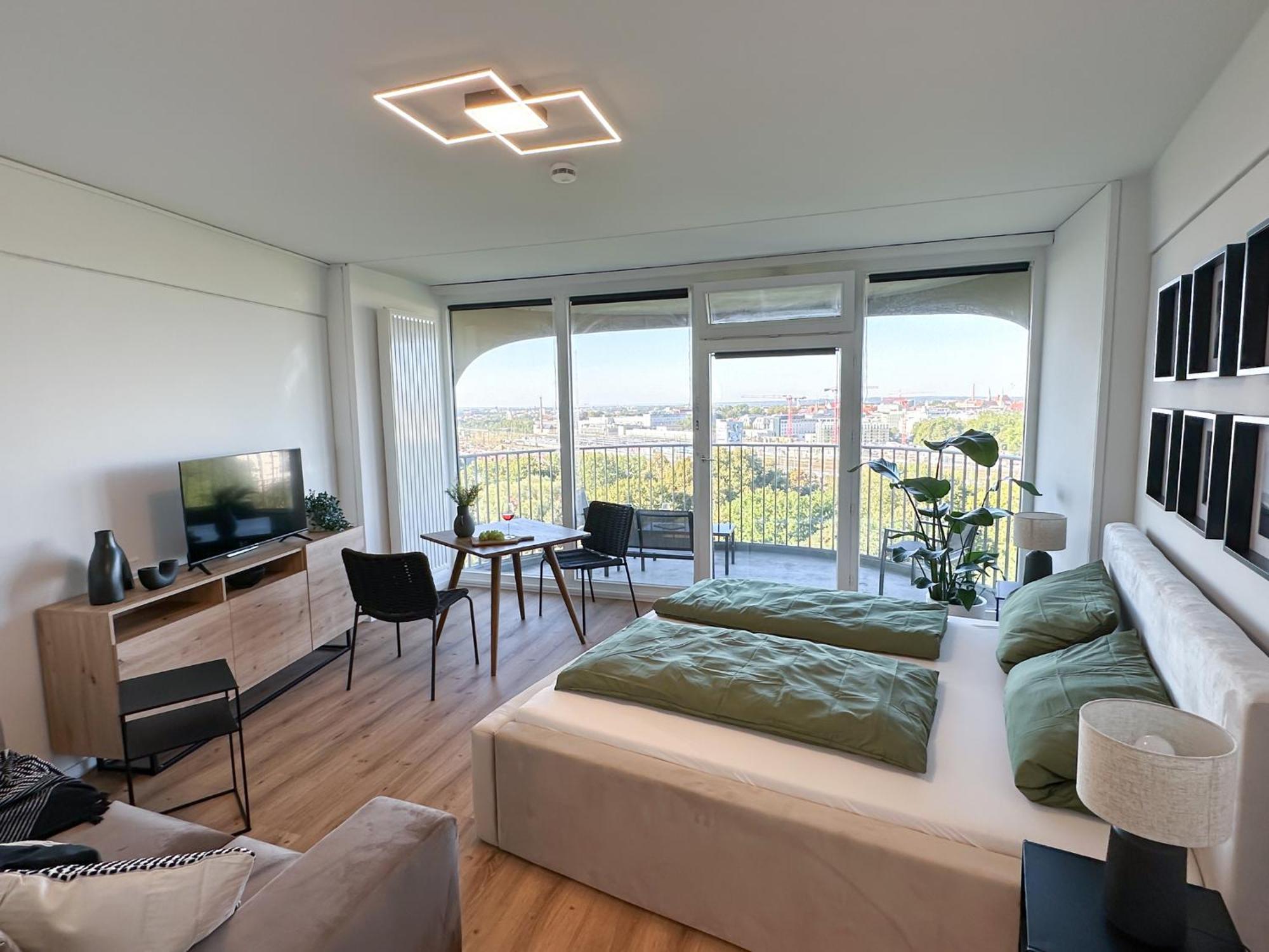 Helles Apartment Mit Tollem Blick Ueber אוגסבורג מראה חיצוני תמונה